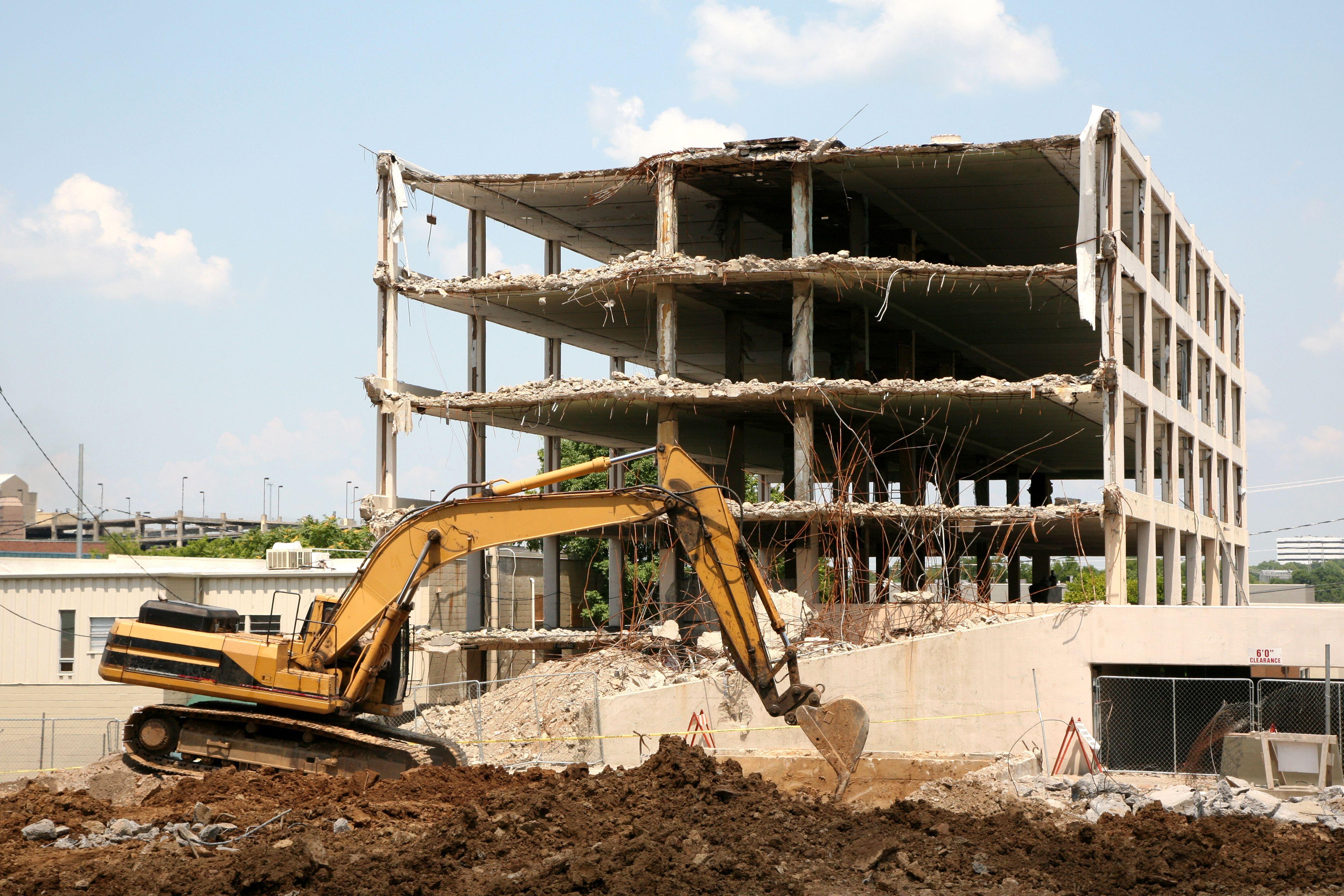 Chantier de construction et de démolition